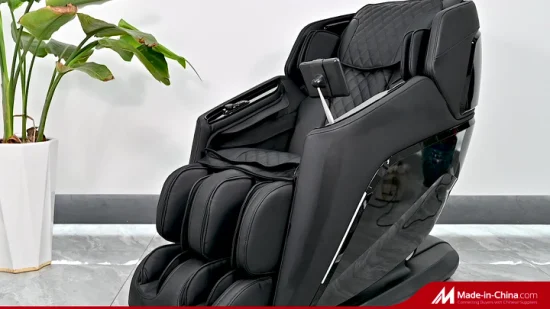 2022 Neues Design 4D SL Track Massagestuhl Automatische Beinverlängerung Drahtlose Aufladung Ai Sprachsteuerung Massagestuhl